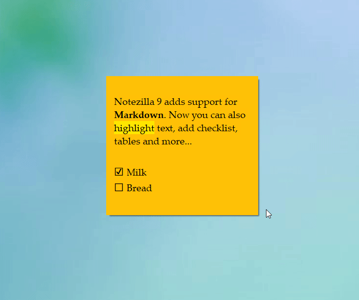 Markdown 支持